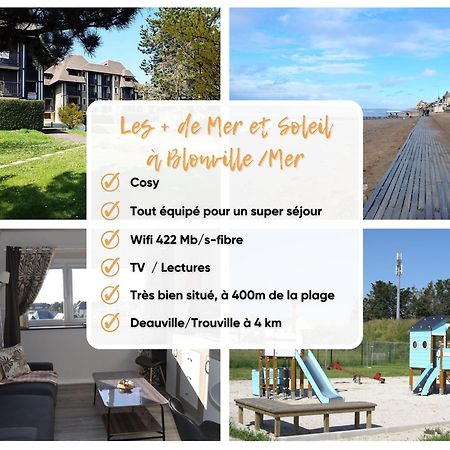 Mer Et Soleil A Blonville Sur Mer/ Deauville Exteriör bild
