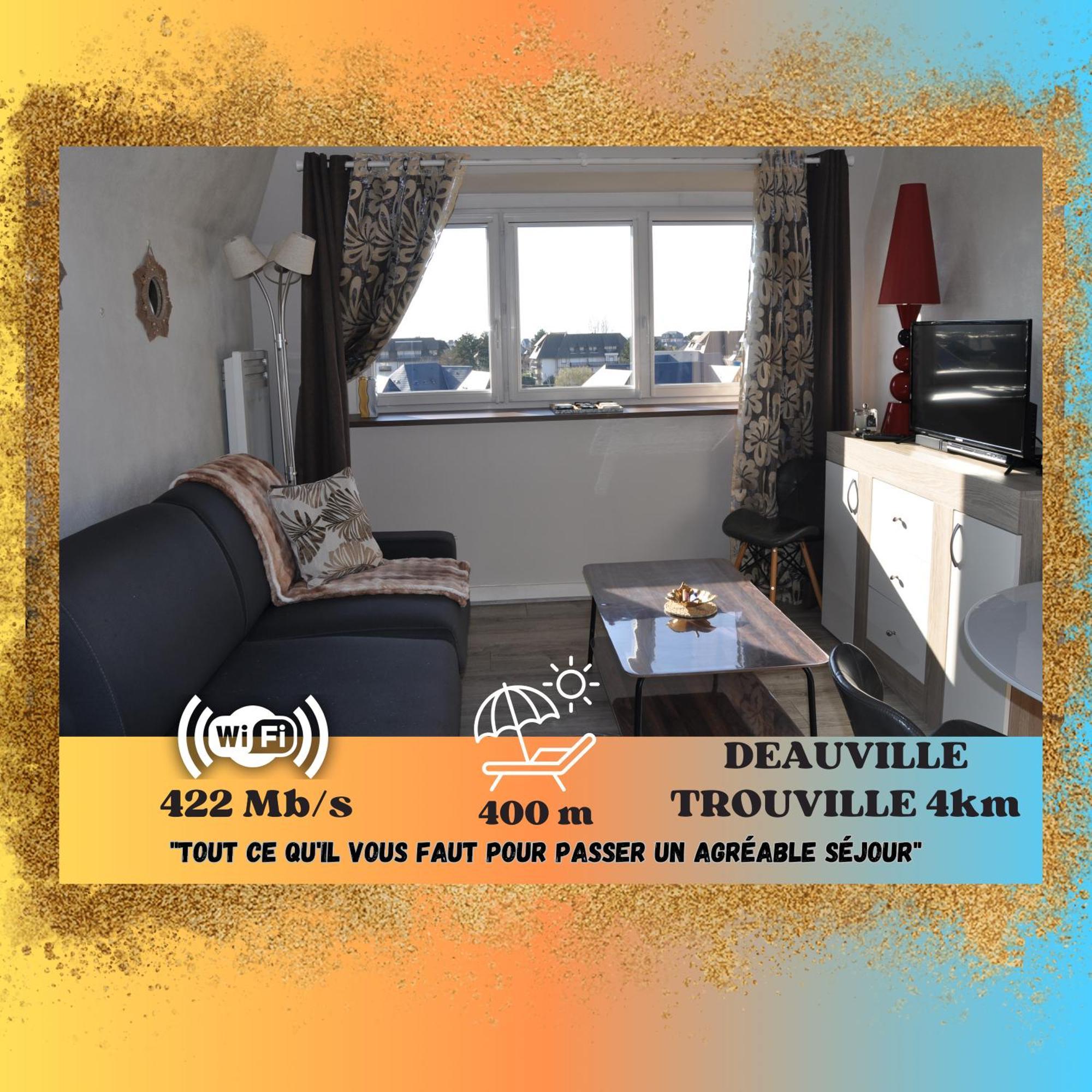 Mer Et Soleil A Blonville Sur Mer/ Deauville Exteriör bild
